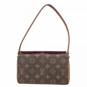 Louis Vuitton Monogram Recital Handbag M51900 Brown Women's